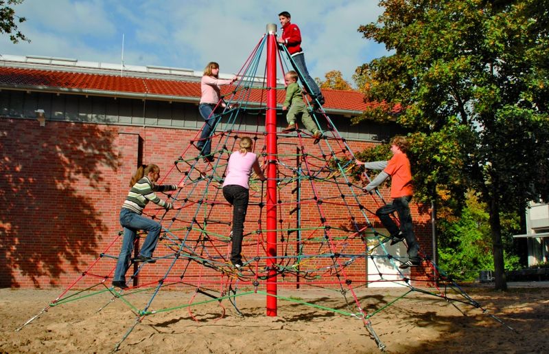 Klatre Pyramide 450 cm statisk