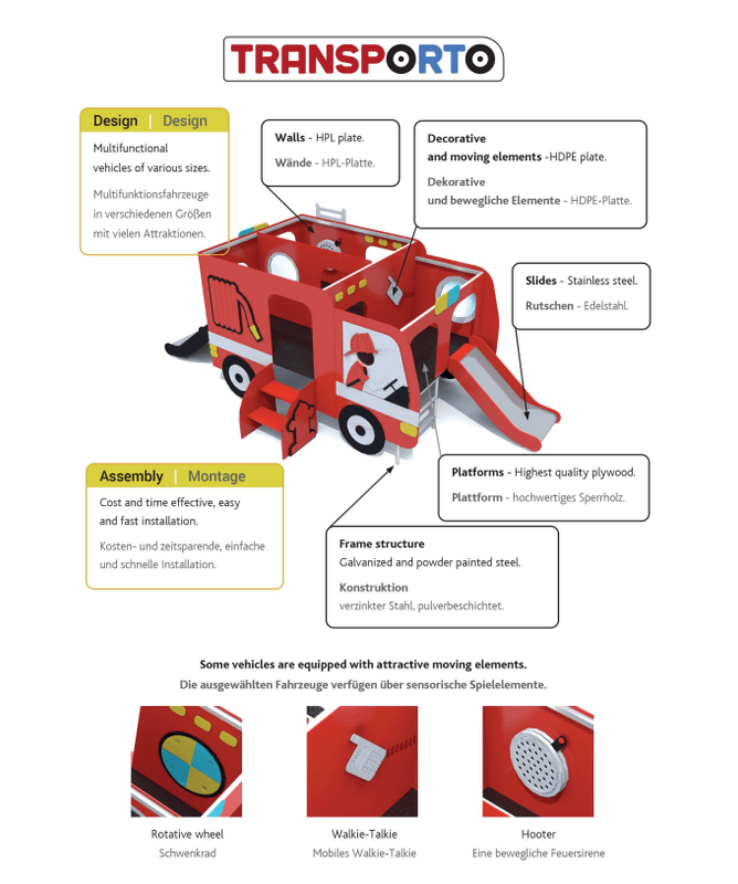 Brannbil 3 serie transporto