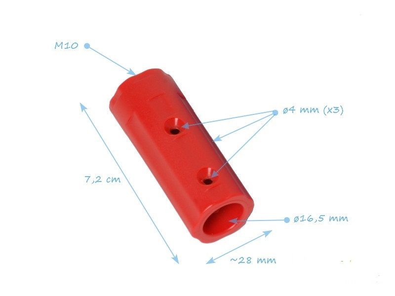 Gjengekobling plast M10